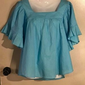 EST. 1946 brand blue blouse size large